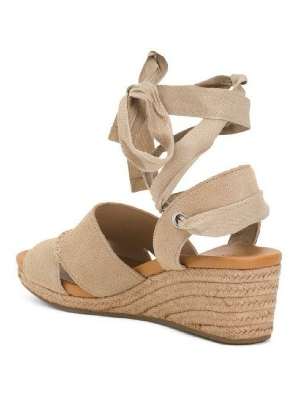 Authentic NWOT Taia Ankle Straps Espadrille Wedge Sandals UGG - Picture 3 of 8